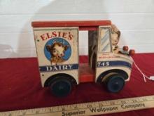 Fisher Price Wooden Elsie's Dairy Truck
