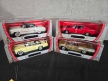 4 Road Signature Collection 1/18 Scale Diecast Cars