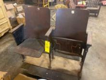 Vintage theater seating