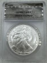 2006 Graded American Silver Eagle .999 Silver MS69