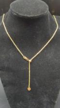 14k Gold Twisted Rope Adjustable Chain