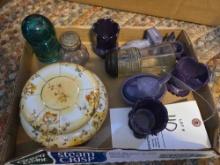 Amethyst Purple items, Insulator, Covered dish