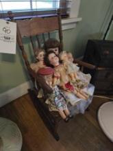 Youth Rocking chairs, Dolls