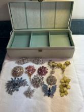 nice selection of ladies brooches