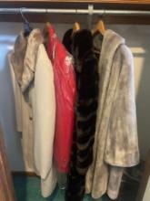 Ladies Vintage Jackets including assorted faux-furs, London Fig, The Parisian, Canton, Ohio