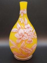 Exceptional antique cameo glass vase attributed to Webb