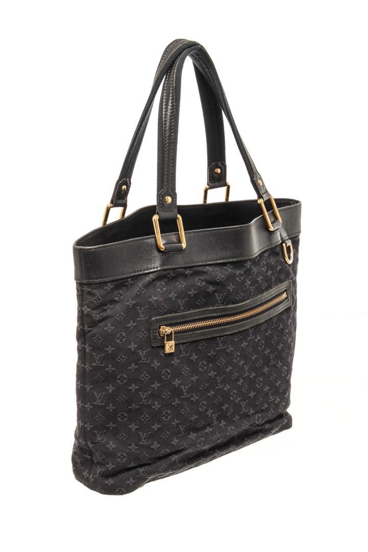 Louis Vuitton Black Monogram Lucille GM Shoulder Bag