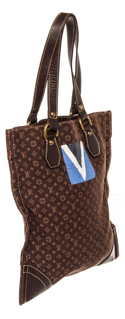 Louis Vuitton Brown Canvas Tanger Tote Bag