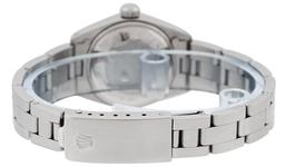 Rolex Ladies Stainless Steel Silver Index Oyster Band Wristwatch 26MM