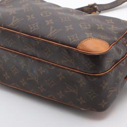 Louis Vuitton Brown Monogram Canvas Leather Nil Crossbody Bag