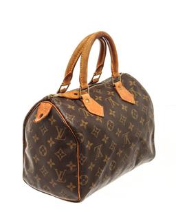 Louis Vuitton Brown Monogram Speedy 25 Satchel Bag