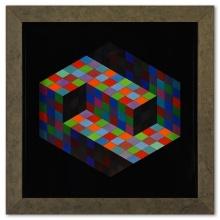 Gestalt de la serie Hommage A L'Hexagone by Vasarely (1908-1997)