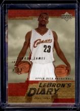 LEBRON JAMES 2003-04 UPPER DECK LEBRONS DIARY ROOKIE