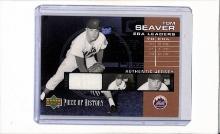 TOM SEAVER 2002 UPPER DECK HISTORY GAME USED JERSEY CARD