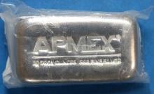 10 Troy Oz 999 Fine Silver Buillion Bar APMEX