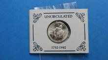 90% Silver George Washington Commemorative Half Dollar Coin