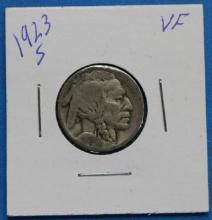 1923 S Indian Head Buffalo Nickel