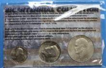 3-Coin Bicentennial Collection 1776-1976