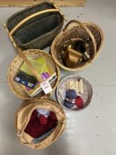 Sewing Basket with items