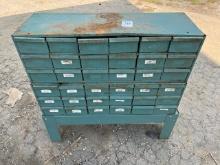 large bolt bin with contents