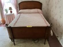 3-PC BEDROOM SET: WARDROBE, FULL SIZE BED FRAME, CAVALIER CEDAR CHEST