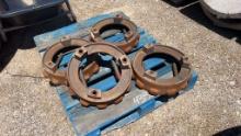 Lot of Tractor Wheel Weights