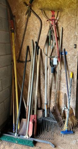 Lot of Yard Tools