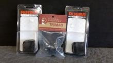2 Ruger 10/22 Rotary Mags with a Triple Rotary Mag Holder