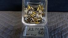 60 A.P .22TCM Brass & Nickel Casings