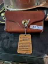 Vintage Leather Ammo Belt Case
