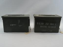 (4) Steel Ammo Cans
