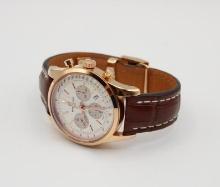 Breitling 18K Gold Transocean Chronograph Men's Wrist Watch