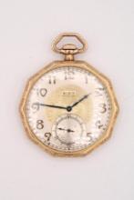 Elgin 10K Gold Filled Case Pocket Watch