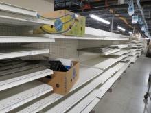 LOZIER WALL SHELVING 72IN TALL 22/22 - 108FT RUN - SOLD BY THE FOOT