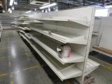 LOZIER GONDOLA SHELVING 72IN TALL 22/22 NO BASE DECKS - 32FT RUN - BY THE FOOT