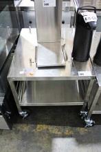 STAINLESS STEEL 27IN. EQUIPMENT STAND