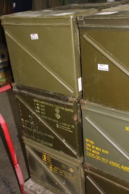 Three 20mm Rocket Box Ammo Cans