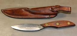 Unusually Shaped Herter's Inc. Fixed Blade Sheath Knife