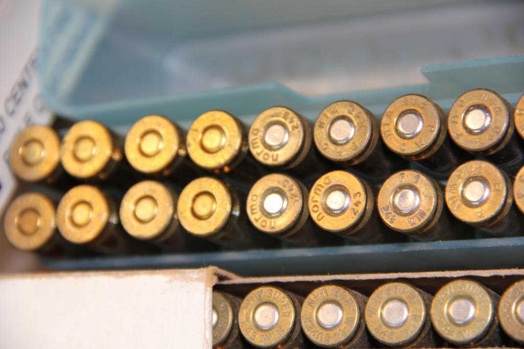 51 Cartridges 243 Win Plus 9 Fired Brass