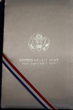 1993-S US Mint Prestige Set in Book-Style Case