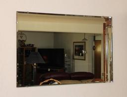 Beveled Glass Rectangular Mirror