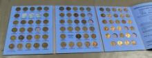 Partial Lincoln Head Cent Collector's Book 1941-1964+