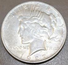 1927-D US Peace Dollar