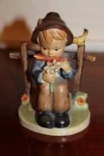 Marked Hummel Figure of Boy with Flower