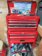 Red Toolbox with Tools
