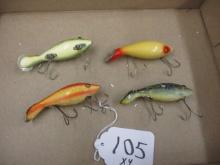 4 Heddon Fishing Lures