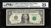 1988A $1 Federal Reserve Note Mismatched Serial Number Error Fr.1915-G PMG Very Fine 25