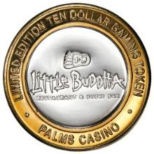 .999 Fine Silver Palms Las Vegas, Nevada $10 Limited Edition Gaming Token
