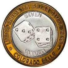 .999 Silver Colorado Belle Laughlin, Nevada $10 Casino Limited Edition Gaming Token