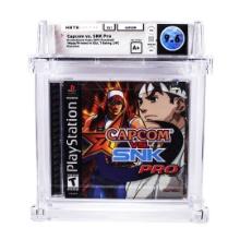 Capcom Vs. SNK Pro PS1 PlayStation Sealed Video Game WATA 9.6/A+